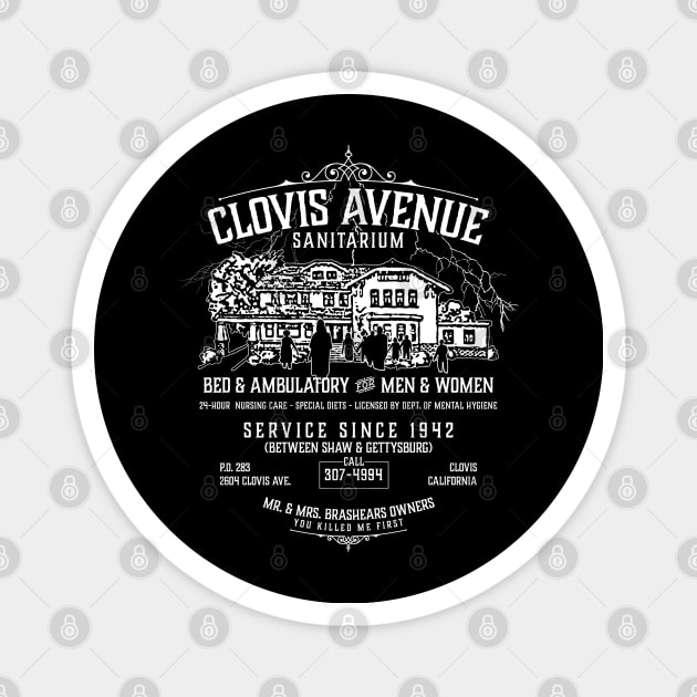 Clovis Avenue Sanitarium Magnet by You Killed Me First